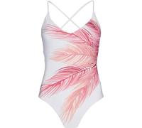 Barts W Tasman Plunge One Piece Weiß - Bedruckter sportlicher Damen Badeanzug, Größe 40 - Farbe White