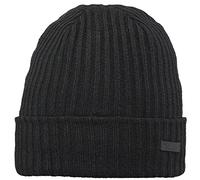 Barts Wilbert Turnup Beanie Wintermütze (one Size, Black)