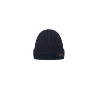 Barts Beanie mit Label-Detail Modell 'WILBERT' in Marine, Größe 1