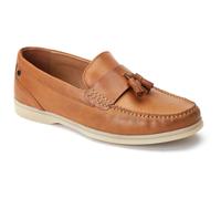 Base London Bonito Herren Mokassins aus gebranntem Tan-Leder EU 47.5 / UK 12