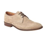 Base London Bronte Herren-Derby-Schuhe aus Leder, sand, 44 EU