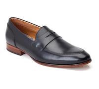 Base London Bruno Leder Herren schwarze Mokassins EU 44.5 / UK 10