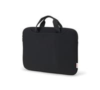 base xx Laptop Sleeve Plus 10 Zoll - 11.6 Zoll Notebookhülle - Wasserabweisende Notebooktasche mit Tragegriff, Zubehörfach, Metallreißverschluß, stoßfeste Polsterung, schwarz