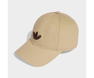 Baseball Cap ADIDAS ORIGINALS "ADICOLOR CLASSIC TREFOIL", Damen, stone khaki, Obermaterial: 100% Baumwolle, Caps, für Erwachsene, sportlicher Stil, aus Baumwolle (98274047-0) stone khaki