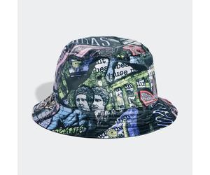 Baseball Cap ADIDAS ORIGINALS "ADIDAS X JEREMY SCOTT STOFFHUT", Damen, bunt (multicolor), Obermaterial: 100% Polyester, Caps, Jeremy Scott Stoffhut, Hommage an die 90-er Jahre, Allover-Grafik (5658934
