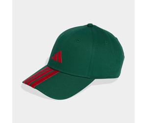 Baseball Cap ADIDAS PERFORMANCE "3-STREIFEN NEW LOGO", Damen, team dunkelgrün, better scarlet, Baumwolle, Caps (53774113-0) team dunkelgrün, better scarlet