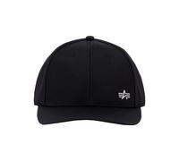 Alpha Industries - Metal Label Cap - Basecap - Black/Metallic Silver