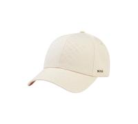 Baseball Cap BOSS "Ari", Damen, beige (light beige 272), Twill, Kunstfaser, unifarben, Caps, mit Logoschriftzug aus Metall (87932660-0) light beige 272