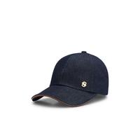 BOSS Cap aus Baumwoll-Denim mit Double-B-Monogramm - Style Ari-D-FL, 50544421 Dunkelblau ONESI