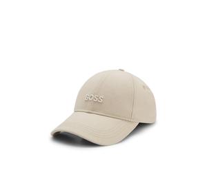 Baseball Cap BOSS "Ari", Damen, light beige 275, Web, Baumwolle, unifarben, Caps, mit BOSS Logostickerei Ton in Ton, unisex (63756921-0) light beige 275