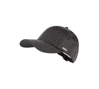 Baseball Cap BOSS "Ari", Damen, schwarz 001, Twill, Kunstfaser, gemustert, unifarben, Caps, mit Logoschriftzug aus Metall (35261169-0) schwarz 001