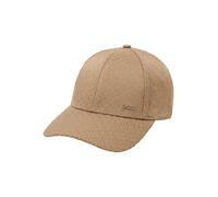 Baseball Cap BOSS "Ari-M-E", Damen, beige (braun overflow 915), Twill, Materialmix, unifarben, Caps, mit Allover-Stickerei (56777246-0) braun overflow 915