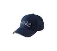 Baseball Cap BOSS GREEN "Cap-US", Herren, blau (dunkelblau402), Web, Materialmix, unifarben, Caps, mit BOSS Logostickerei (12300838-0) dunkelblau402