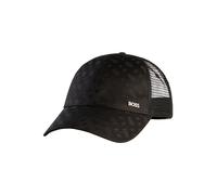 Baseball Cap BOSS "Zed-Trucker-M", Herren, schwarz 001, Baumwolle, gemustert, unifarben, Caps, mit Mesh-Einsatz (98463016-0) schwarz 001