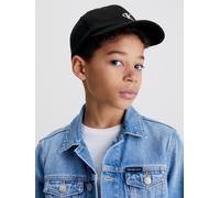 Baseball Cap CALVIN KLEIN JEANS "MONOGRAM BASEBALL CAP", Baby, Gr. S/M, schwarz (ck schwarz), Baumwolle, unifarben, casual, Caps (95208712-S) ck schwarz