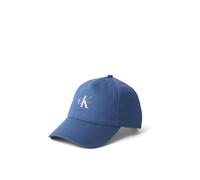 Baseball Cap CALVIN KLEIN JEANS "MONOLOGO PRINTED BASEBALL CAP", Herren, blau (blau jean), Web, Baumwolle, unifarben, Caps, Mit festem Schirm (87115452-0) blau jean