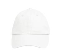 Baseball Cap CAPELLI NEW YORK, Herren, weiß, Baumwolle, Caps, dezente Stickerei, Größenverstellbar, gute Belüftung (87556721-0) weiß
