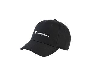 Baseball Cap CHAMPION "Junior Baseball Cap with Big Logo", Kinder, nbk, ns, Twill, Baumwolle, Baumwollmischung, unifarben, Caps, für Jugendliche, aus Baumwoll-Twill, mit verstellbarem Klettverschluss 