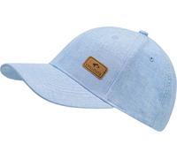 Baseball Cap CHILLOUTS "Amadora Hat", Herren, blau (hellblau), Kunstfaser, meliert, Caps, aus atmungsaktivem Material mit geschwungenem Schirm & verstellbar (88994631-0) hellblau