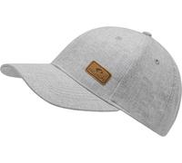 Baseball Cap CHILLOUTS "Amadora Hat", Herren, grau (hellgrau), Kunstfaser, meliert, Caps, aus atmungsaktivem Material mit geschwungenem Schirm & verstellbar (60117906-0) hellgrau