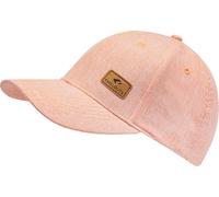 Baseball Cap CHILLOUTS "Amadora Hat", Herren, rot (lachs), Kunstfaser, meliert, Caps, aus atmungsaktivem Material mit geschwungenem Schirm & verstellbar (52510653-0) lachs