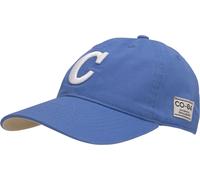 Baseball Cap CHILLOUTS "Ulloa Hat", Damen, blau (steel blau), Denim/Jeans, Baumwolle, unifarben mit Farbeinsatz, casual, Caps, mit C-Stickerei & verstellbarem Sitz (87807946-0) steel blau
