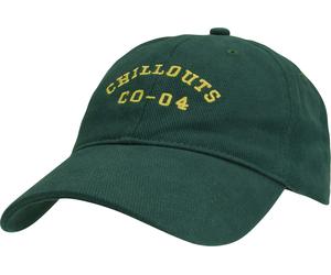 Baseball Cap CHILLOUTS "Woodland Hat", Herren, grün (dunkelgrün), Baumwolle, unifarben mit Farbeinsatz, Caps, mit CHILLOUTS-Stickerei im Vintage-Stil (13015237-0) dunkelgrün