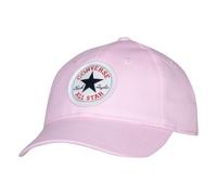 Baseball Cap CONVERSE "CAN CHUCK PATCH CURVE BRIM HAT für kids 8-15 Jahre", Jungen, rot (cherry bloss), Stoff, Baumwolle, bestickt, unifarben, Basic, Caps, mit gebogenem Schirm, 6-Panel-Design, bestic