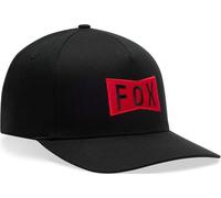 BASEBALL CAP FOX TYPEFACE FLEXFIT BLACK L/XL
