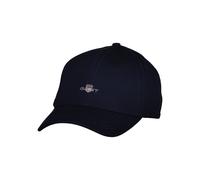 Baseball Cap GANT "HIGH SHIELD COTTON TWILL", Herren, marine, Web, Baumwolle, unifarben, Caps Baseball Cap, Regular fit mit Markenlogo (33455366-0)