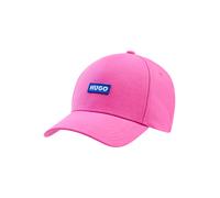 Baseball Cap HUGO "Alyce", Damen, pink (bright pink 670), Twill, Baumwolle, unifarben, Caps, mit Logoaufnäher (54599833-0) bright pink 670