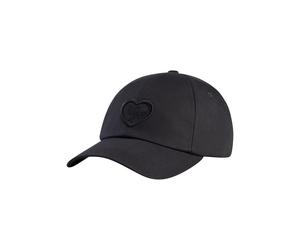 Baseball Cap HUGO BLUE "Astryd-EM", Damen, schwarz 002, Twill, Baumwolle, bestickt, unifarben, Caps, aus Baumwoll-Twill, bestickt (62814400-0) schwarz 002
