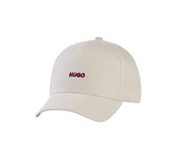 Baseball Cap HUGO "Cara", Damen, beige (open weiß 127), Web, Baumwolle, unifarben, Caps, in der Größe verstellbar, unisex (10100501-0) open weiß 127