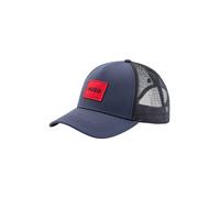 Baseball Cap HUGO "Kody-PL", Herren, blau (dunkelblau 405), Stoff, Kunstfaser, unifarben, Caps, im Tucker Style, mit HUGO Patch (86150913-0) dunkelblau 405