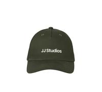 Baseball Cap JACK & JONES "JACBASE SOHO CAP LN", Herren, bunt (duffel bag), Baumwolle, unifarben, Caps, mit Logostickerei (35227040-0) duffel bag