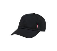 Levis Herren Baseball Cap Classic Twill Red Tab in Schwarz one size