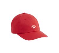 Baseball Cap LEVI'S "LAZY GIRL LOGO CAP", Damen, rot (mars rot twill), Baumwolle, Caps, mit Markenlogo Stickerei (65546617-0) mars rot twill