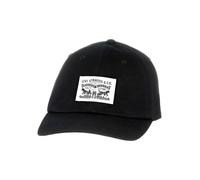 Baseball Cap LEVI'S "RELAXED HERITAGE", Damen, schwarz, Baumwolle, unifarben, Caps Baseball Cap, Unisex (93805606-0)