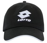 Baseball Cap LOTTO, Herren, schwarz (caviar), 100% Baumwolle, unifarben, Caps, - mit hochwertiger Logo-Stickerei (60560106-0) caviar