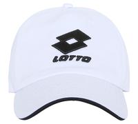 Baseball Cap LOTTO, Herren, weiß (hellweiß), 100% Baumwolle, unifarben, Caps, - mit hochwertiger Logo-Stickerei (79102238-0) hellweiß