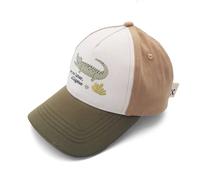 Baseball Cap MAXIMO, Jungen, Gr. 49/51, wollweiß, tee, Canvas, Baumwolle, Caps, Motiv Krokodil, Basecap, 5-Panel, Klettverschluss, Jungen (91943006-49) wollweiß, tee