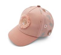 Baseball Cap MAXIMO, Mädchen, Gr. 45/47, dogwood, multicolor, Canvas, Obermaterial: 100% Baumwolle, Caps, Rosa,Tiger-Motiv, Basecap, Klettverschluss, Kleinkind Mädchen (96687500-45) dogwood, multicolo