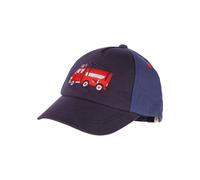 Baseball Cap MAXIMO, Mädchen, Gr. 47/49, blau, Baumwolle, gemustert, Caps Baseball Cap, Feuerwehr-Motiv, mit Stickerei, mit Klettverschluss, Baumwolle, Topseller (16372634-47)