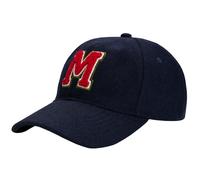 Baseball Cap MUSTANG, Herren, blau (marine rot), Kunstfaser, unifarben, Caps (96458540-0) marine rot
