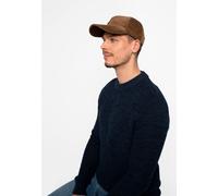 Baseball Cap MUSTANG, middle braun, Cord, Baumwolle, unifarben, Caps Baseball Cap, gerundeter Schirm, gesticktes Mustang-Seitenlogo, Größenverstellbar (47742662-0)