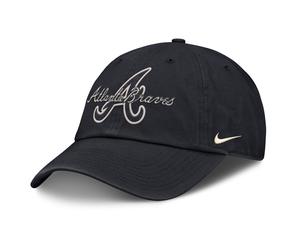 Baseball Cap NIKE "Nike Cap Atlanta Braves Nike Statement OC", Jungen, Gr. S/M, schwarz (mehrfarbig), Baumwolle, Caps (74990259-S) mehrfarbig