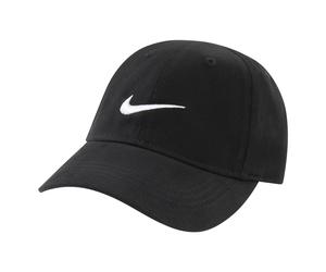 Baseball Cap NIKE SPORTSWEAR "NAN SWOOSH BALLCAP für 4-7 Jahre", Jungen, schwarz, Obermaterial: 100% Baumwolle, Caps, für Kinder, sportlicher Stil, für Sportmode und aktive Freizeit (85824356-0) schwa