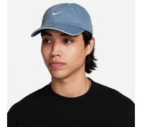 Baseball Cap NIKE SPORTSWEAR "U NK CLUB CAP U CB DENIM 24 L", Herren, Gr. M, work blau, weiß, Obermaterial: 100% Baumwolle, Caps, sportlicher Stil, für Erwachsene, für sportliche Aktivitäten (17598646