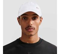 Baseball Cap NIKE SPORTSWEAR "U NK DF CLUB CAP U CB MTSWSH L", Damen, Gr. L, weiß, metall1, Obermaterial: 100% Polyester, Caps, mit gebogenem Schirm, mit Metall-Swoosh-Logo, mittelhohe Passform (73988