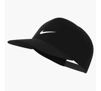 Baseball Cap NIKE "U NK DF CLUB CAP U AB FL P", Damen, Gr. M (55/60), schwarz, weiß, Obermaterial: 100% Polyester, Caps, schweißableitende Dri-FIT-Technologie, atmungsaktives Material (69426044-M) sch
